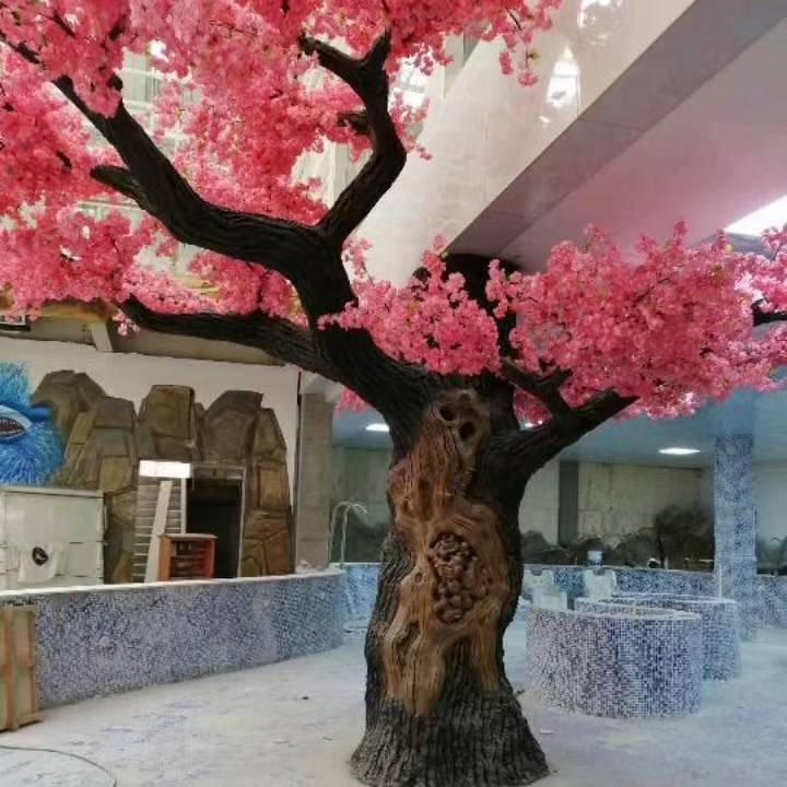 仿真绿植水泥假树制作_唐山水泥假树_山东水泥假树大门