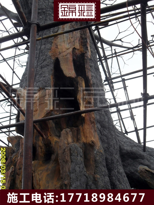 水泥假树制作_合肥水泥假树_水泥假树树皮制作