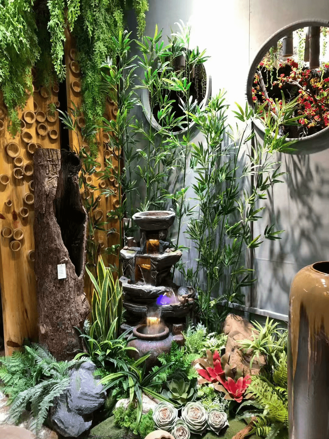 客厅仿真盆景树_沈阳仿真树_仿真led树灯