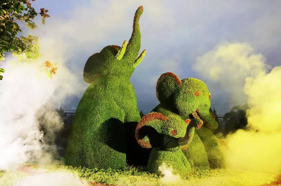 仿真绿雕制作过程_东莞仿真绿雕_仿真绿雕厂家