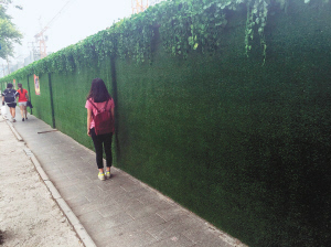 仿真海藻树厂家_仿真草皮围挡施工工艺_围挡绿化制作仿真树的厂家